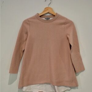 COS Pale Pink Crewneck merino Sweater